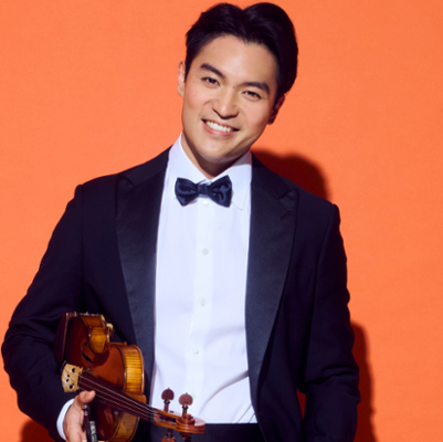 Ray Chen^ with Chelsea Wang^ at the Palace Hotel