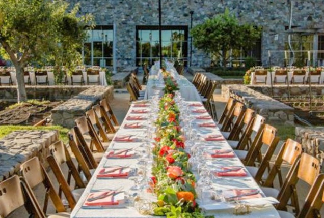 Patron Dinner^ by Hestan Vineyards^ at the Culinary Garden at Copia