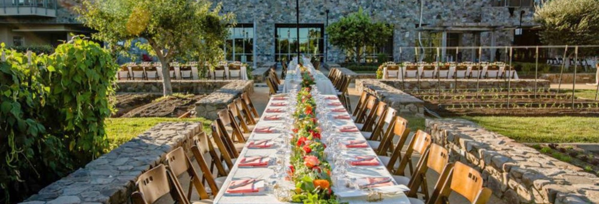 Patron Dinner at the^ Culinary Garden at Copia